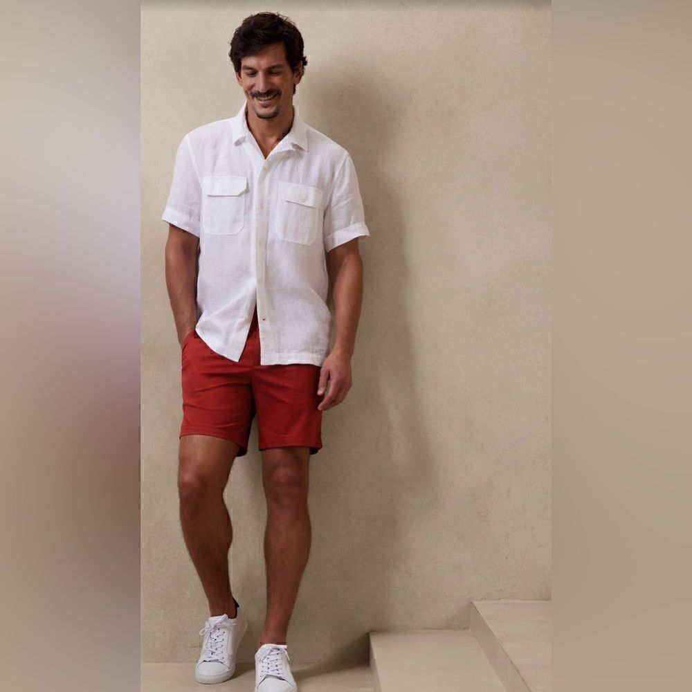 Lucky Brand Men's Red Chino Shorts Size 33